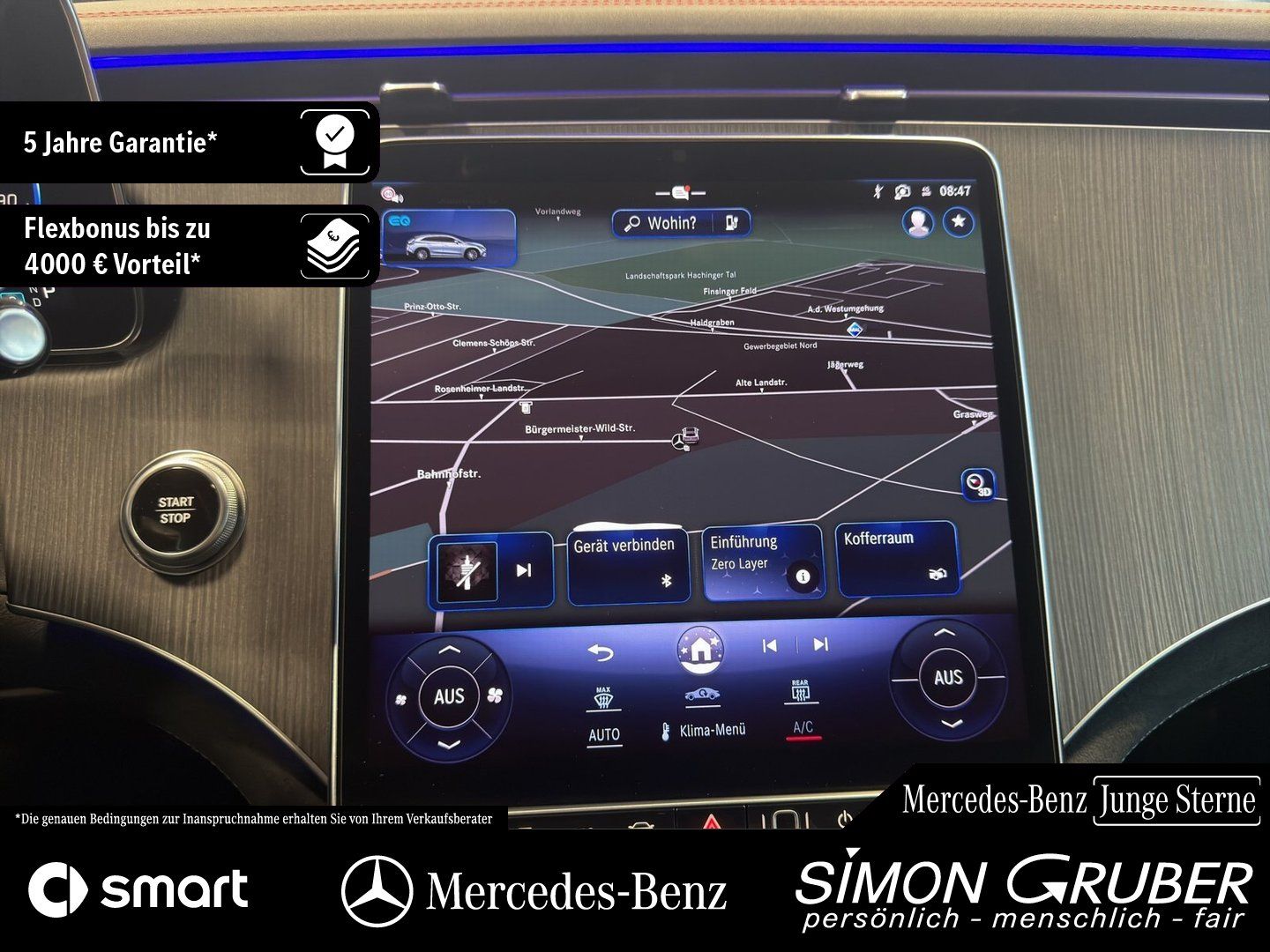 Fahrzeugabbildung Mercedes-Benz EQE 350 4M SUV AMG DigiLight 360 ACC 21Zoll