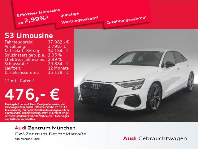 Audi S3 Limousine TFSI S tronic Virtual+/Navi+/Kamera