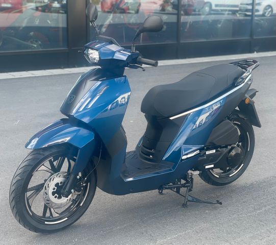 Peugeot Tweet 125 Active Aktion blau + weiss