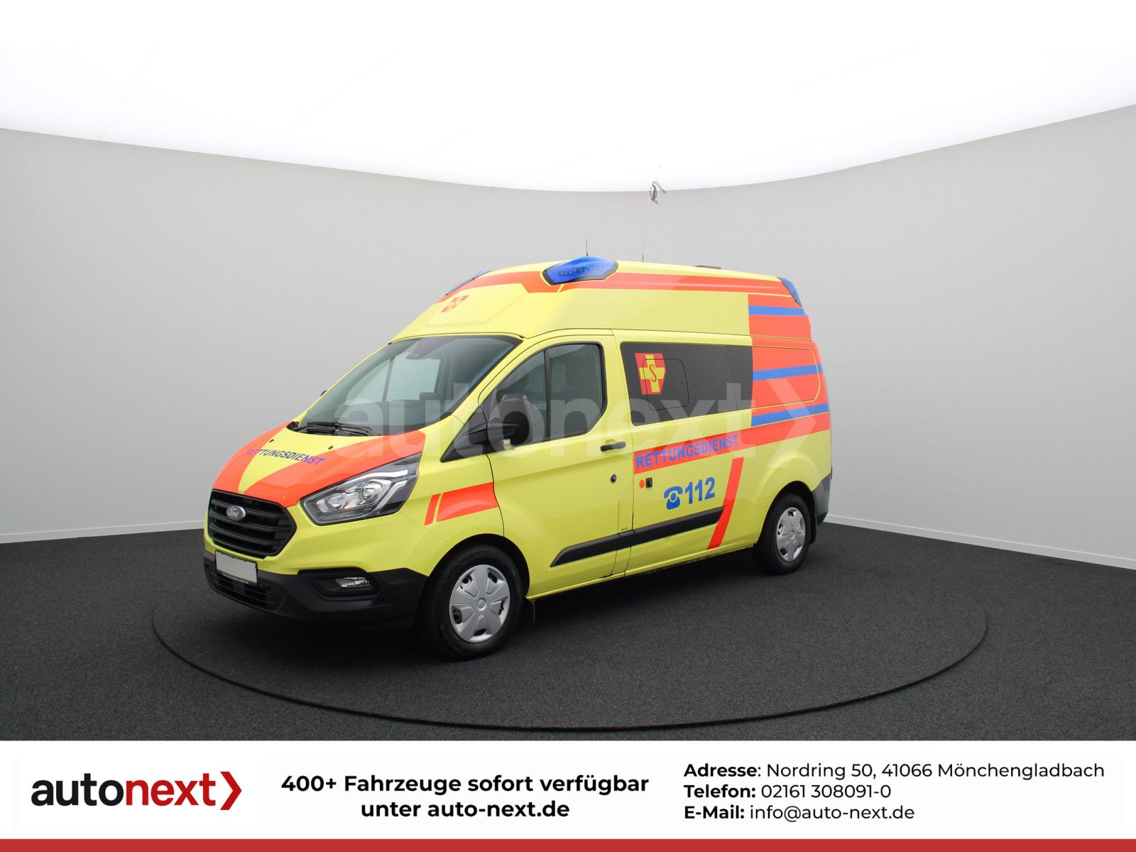 Ford Transit Custom Automatik *KTW/RTW* KAMERA (4129)