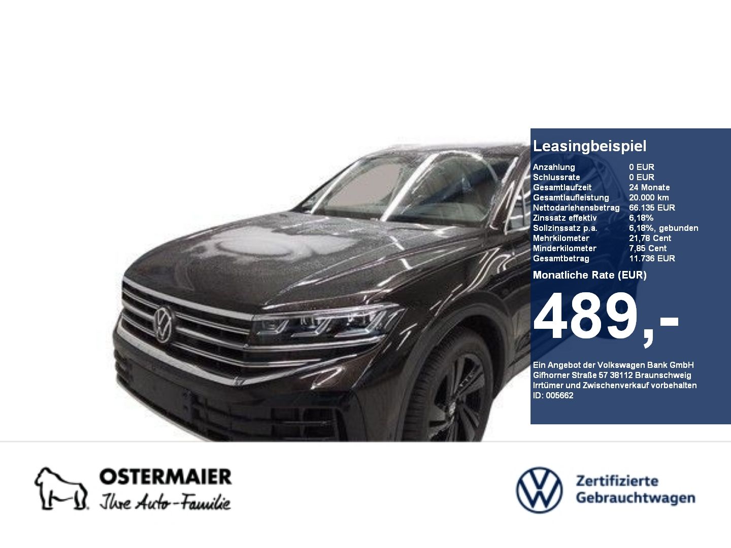 Volkswagen Touareg ELEGANCE 3.0TSI 340PS NP.120T AHK.WANK+H