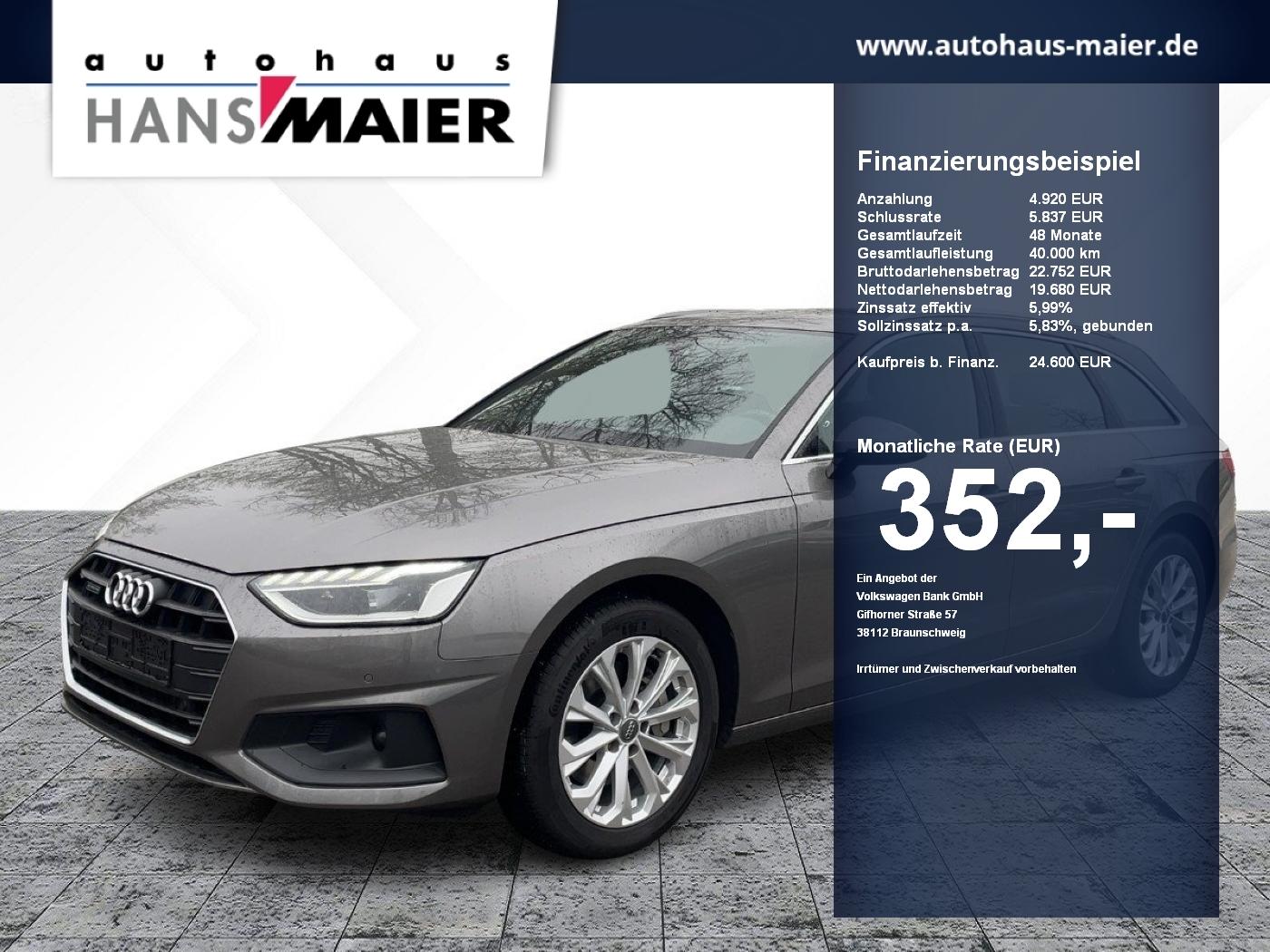 Audi A4 Avant TDI quattro S Line Navi LED 8fach Kam
