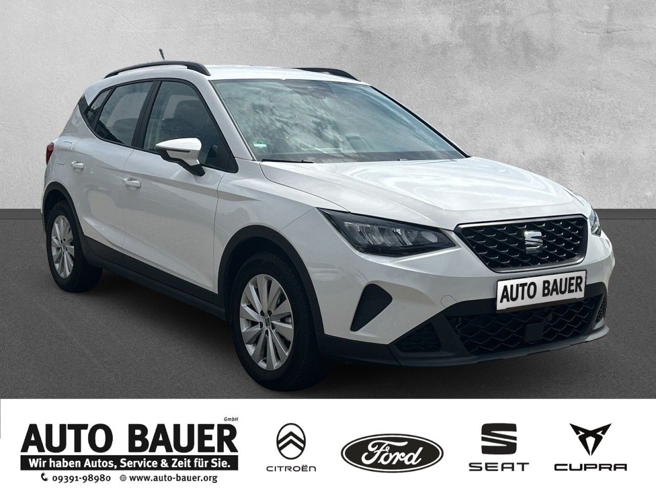Fahrzeugabbildung SEAT Arona 1.0TSI 116PS Style Edition*AHK*1Hnd* - mit KI generiert/bearbeitet