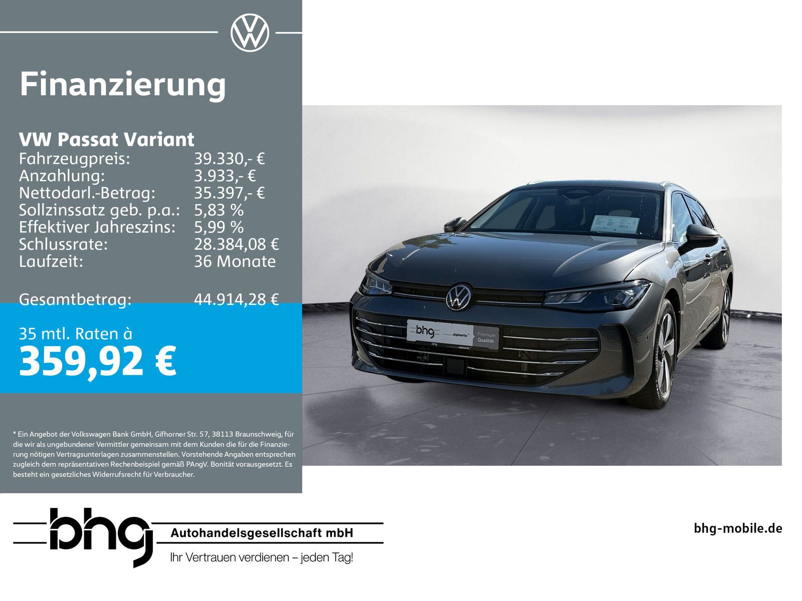 Volkswagen Passat Variant 1.5 e-Hybrid DSG Business