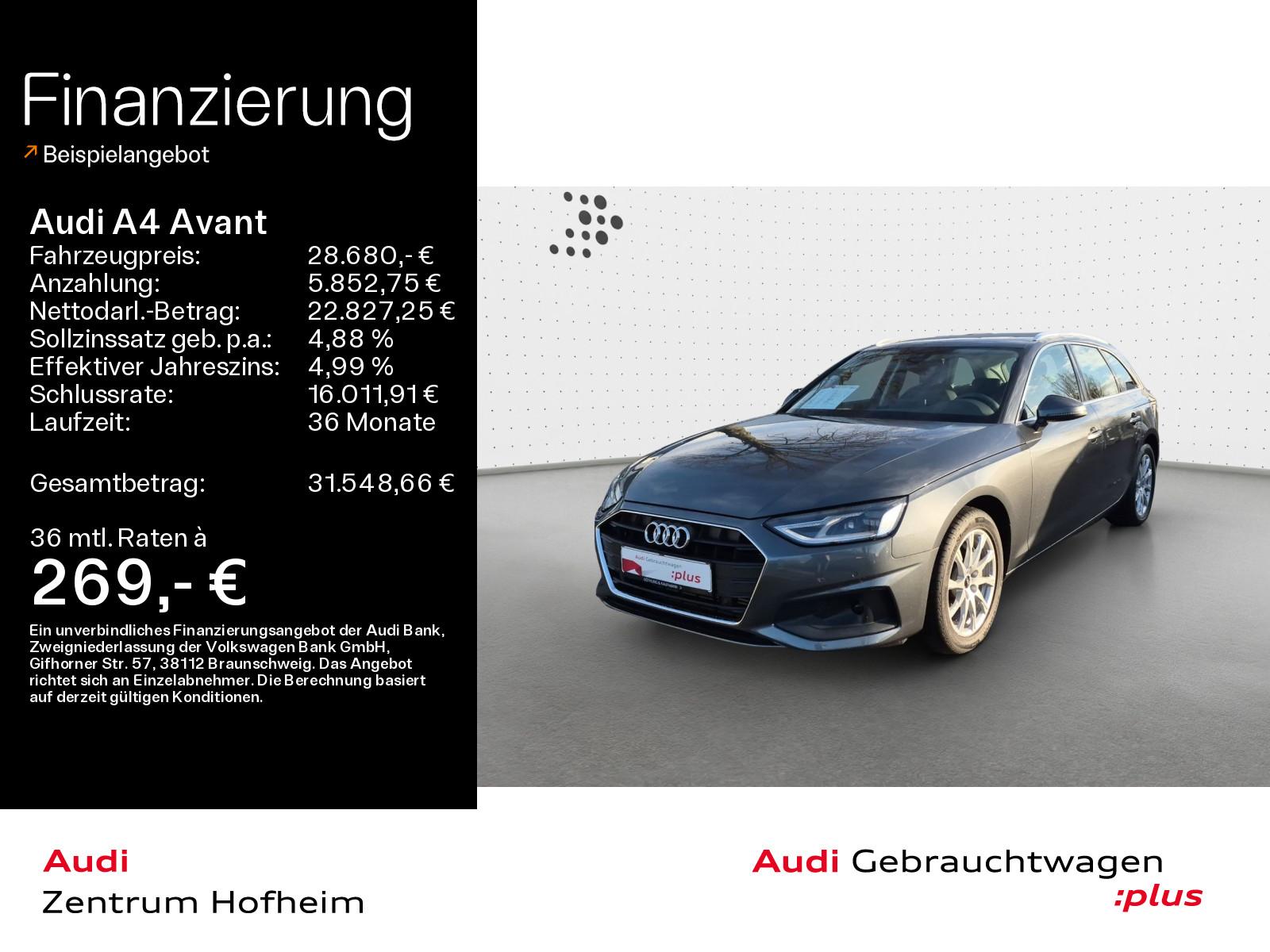 Audi A4 Avant 40 TFSI S tro*Pano*LED*Navi+*Sportsitze