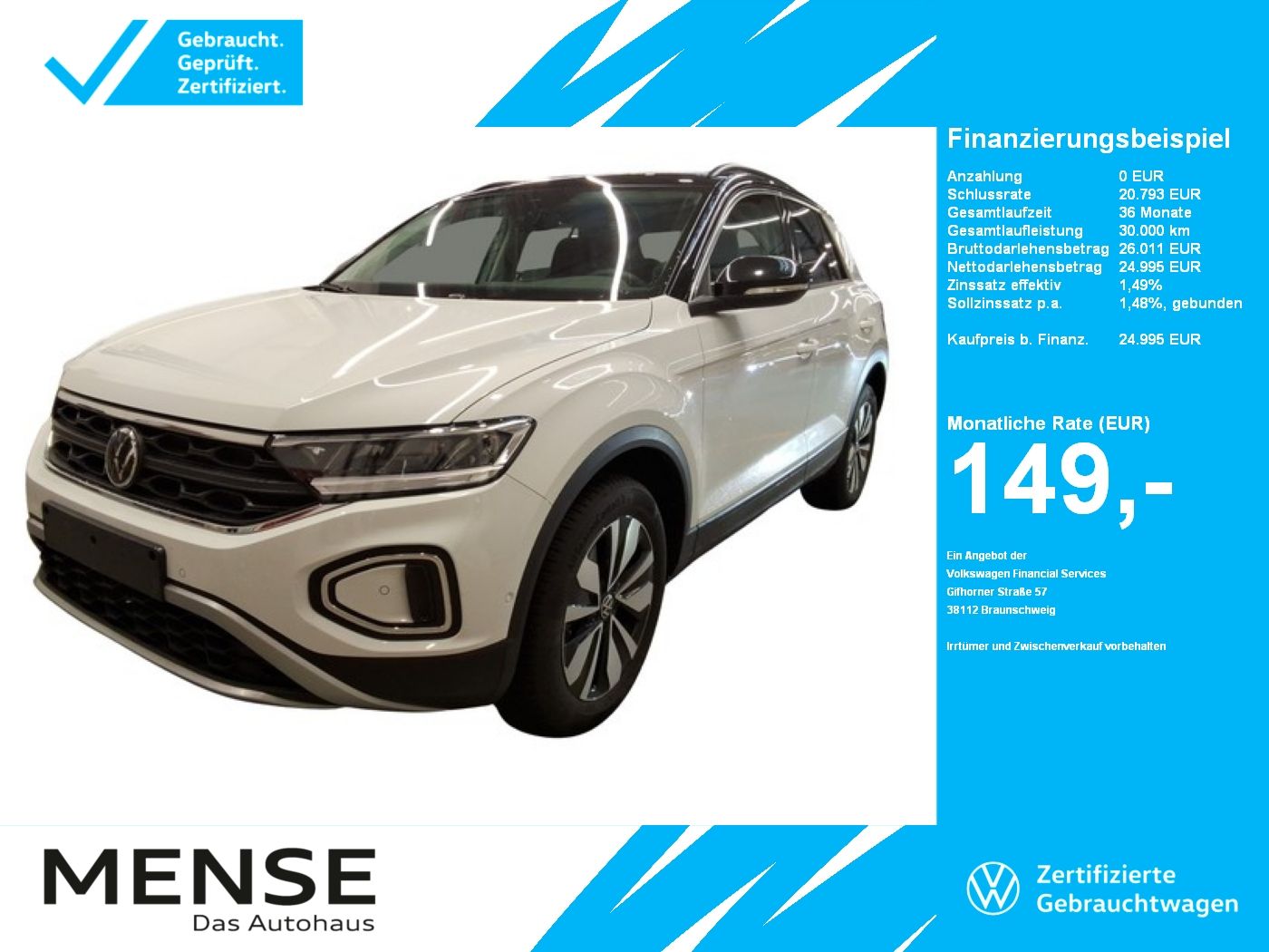 Volkswagen T-Roc 1.0 TSI Life Goal CarPlay AHK Standhzg ACC