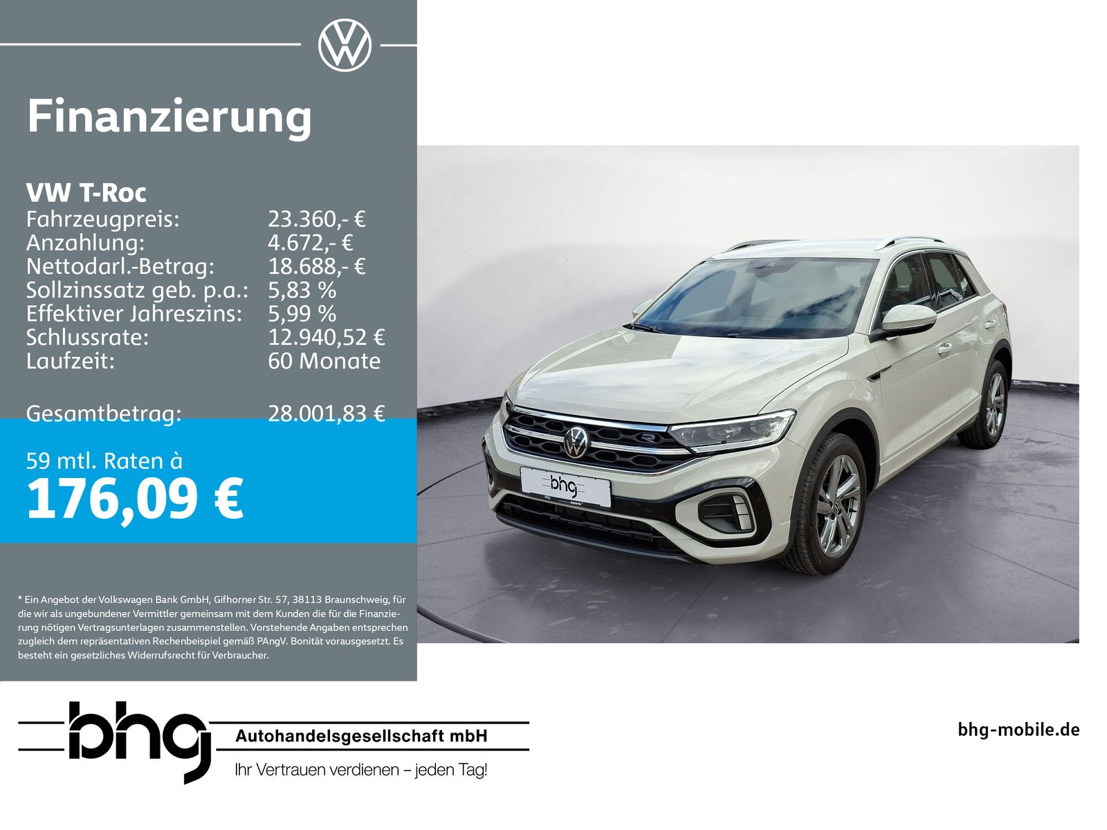Volkswagen T-Roc 1.0 TSI OPF R-Line Kamera
