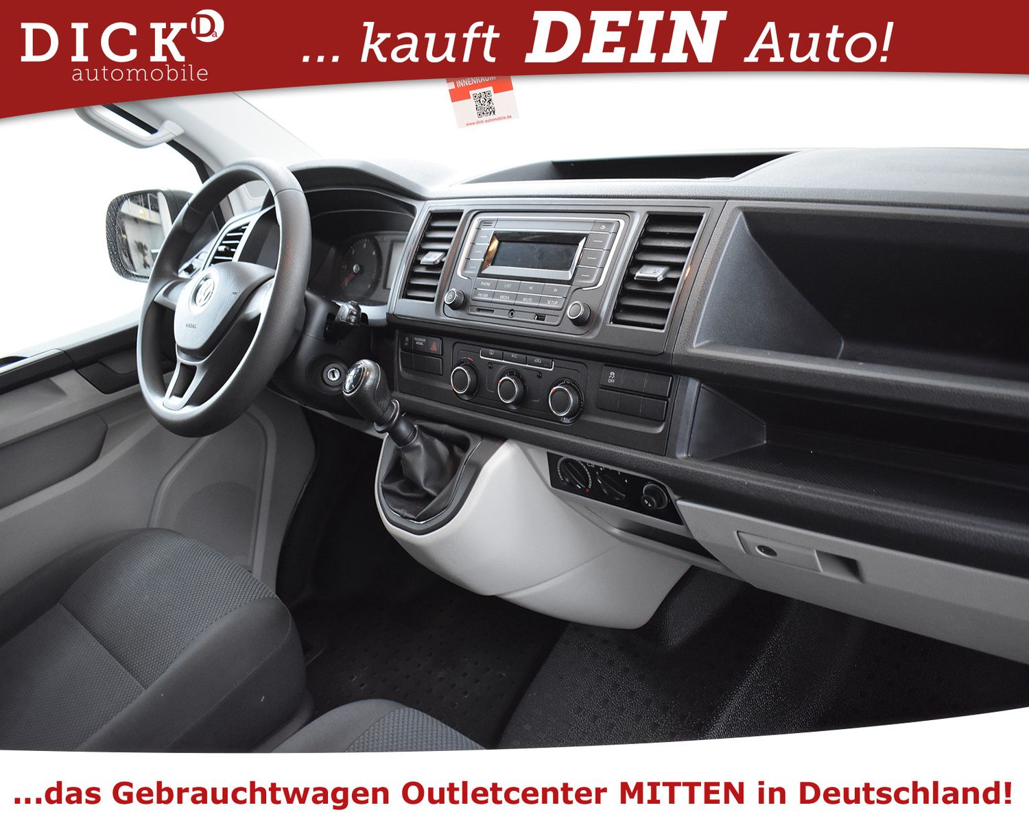 VW T6 Transporter 2.0d > 9-SITZE+KLIMA+PDC+1HAND - Image 12