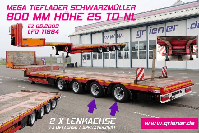 Schwarzmüller X SERIE 800 mm hoch /NL 24,7 to/LIFTACHSE /LENKA