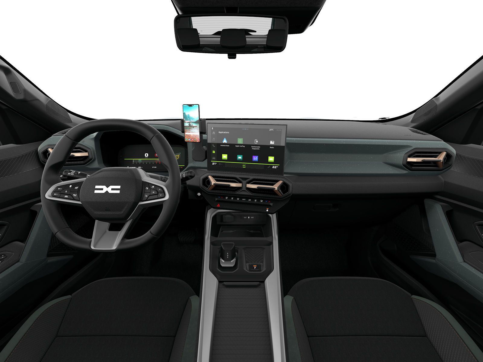 Fahrzeugabbildung Dacia Bigster Extreme mild hybrid-G 140 auto SHZ - mit KI generiert/bearbeitet
