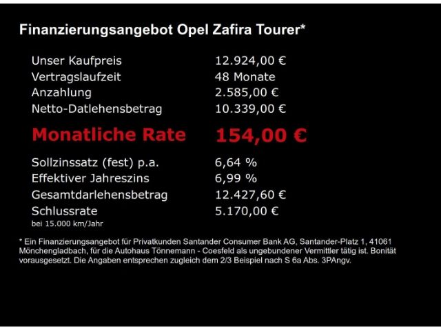 Zafira Tourer ACTIVE+7-SITZE+SITZ-/LENKRADHEIZUN