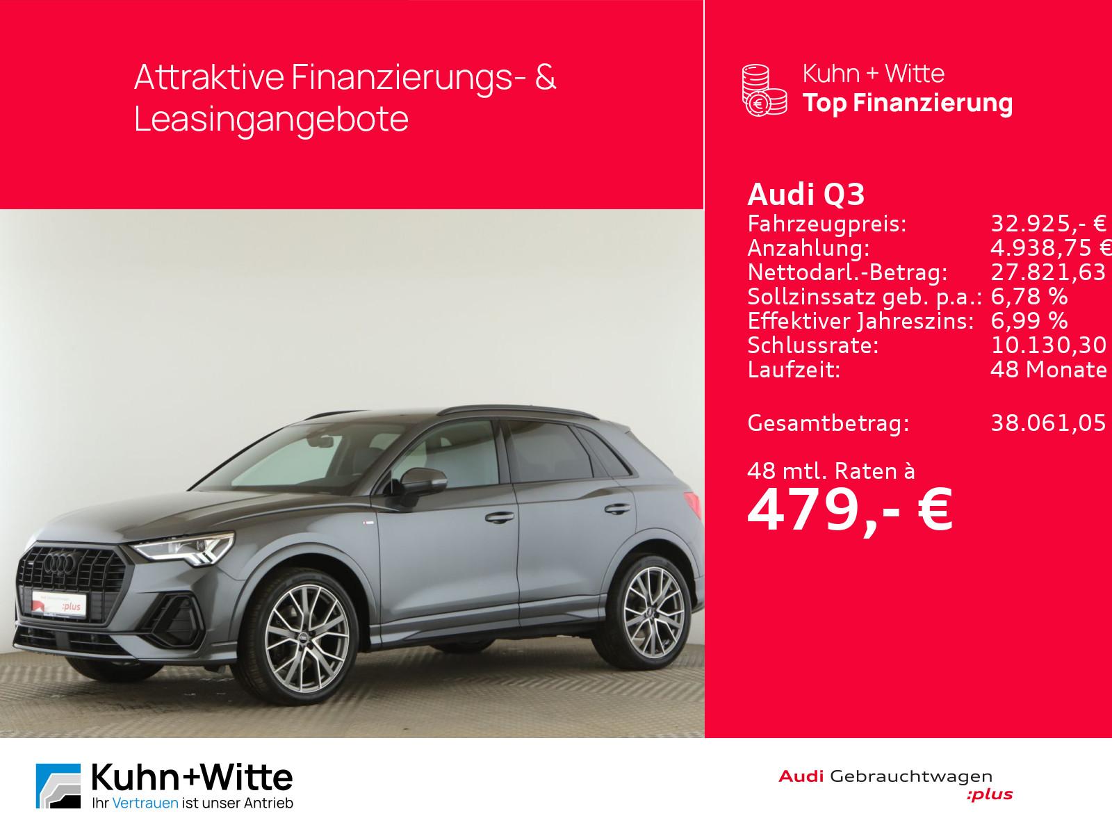 Audi Q3 40 TDI quattro S line *AHK*RFK*SONOS*MMI-Plus