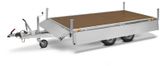 Humbaur HN 353118 Alu Hochlader Niedrig Anhänger - Humbaur Hochlader