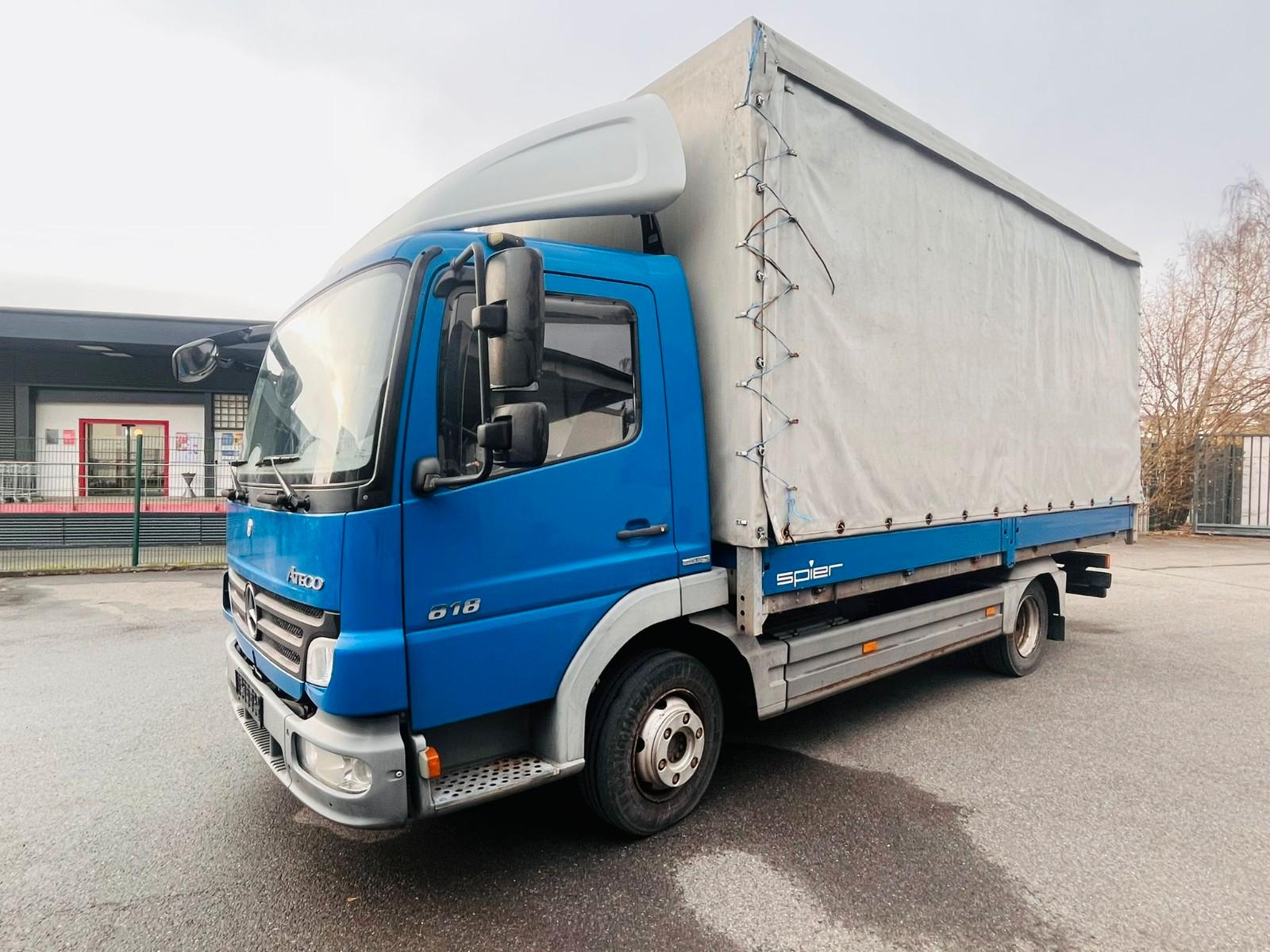 Mercedes-Benz Atego 818 / 1218 Pritsche+Plane*Bluetec5*TÜVNEU
