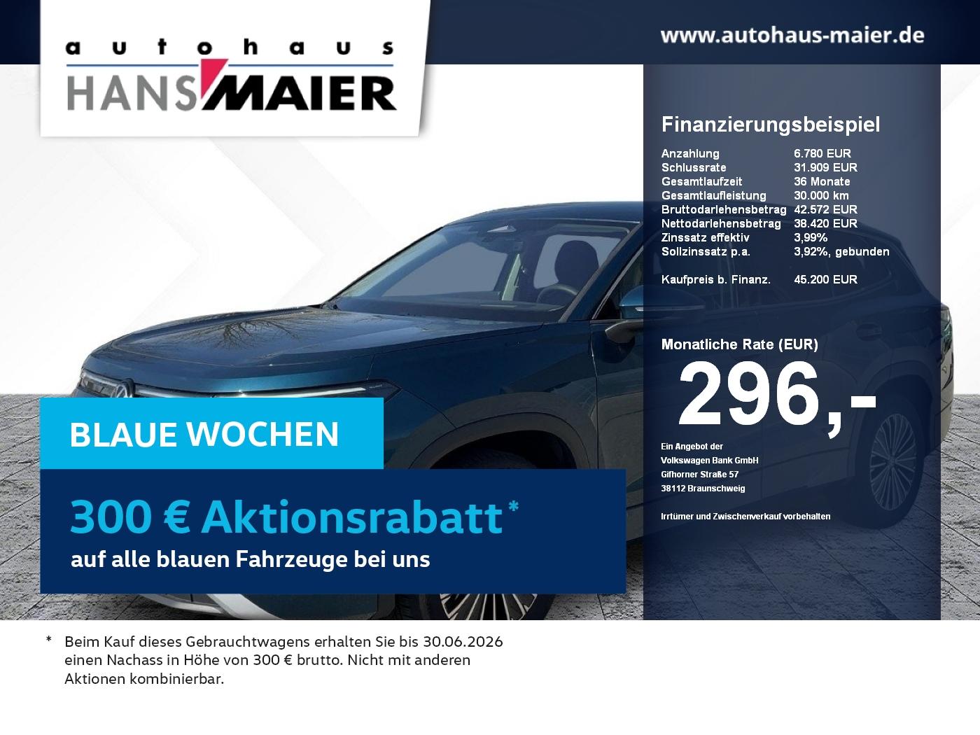 Volkswagen Tayron eTSI Elegance DSG 7Sitzer AHK StdHz GJR