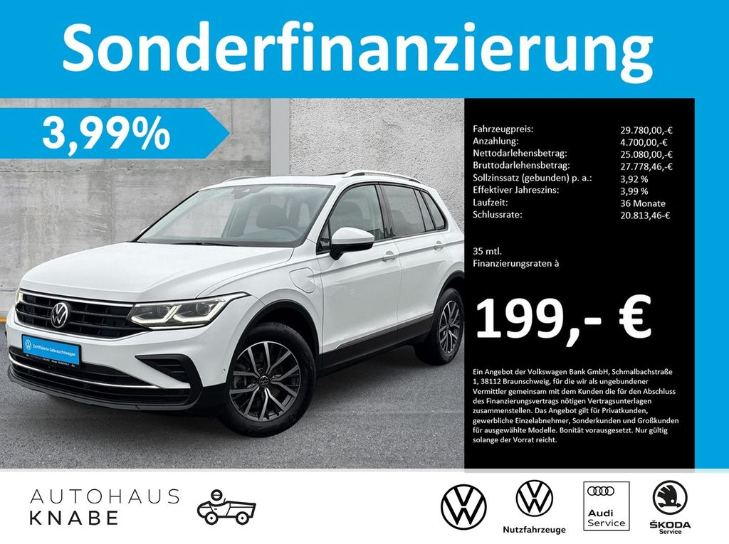 Volkswagen Tiguan 1.4 TSI eHybrid Life MATRIX LEDER PANO
