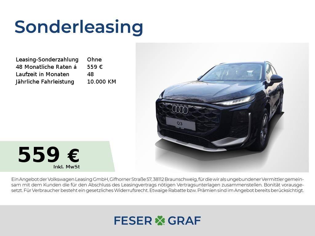 Audi Q3 TFSI S line Ext. AHK LED Sportsitz Tech plus