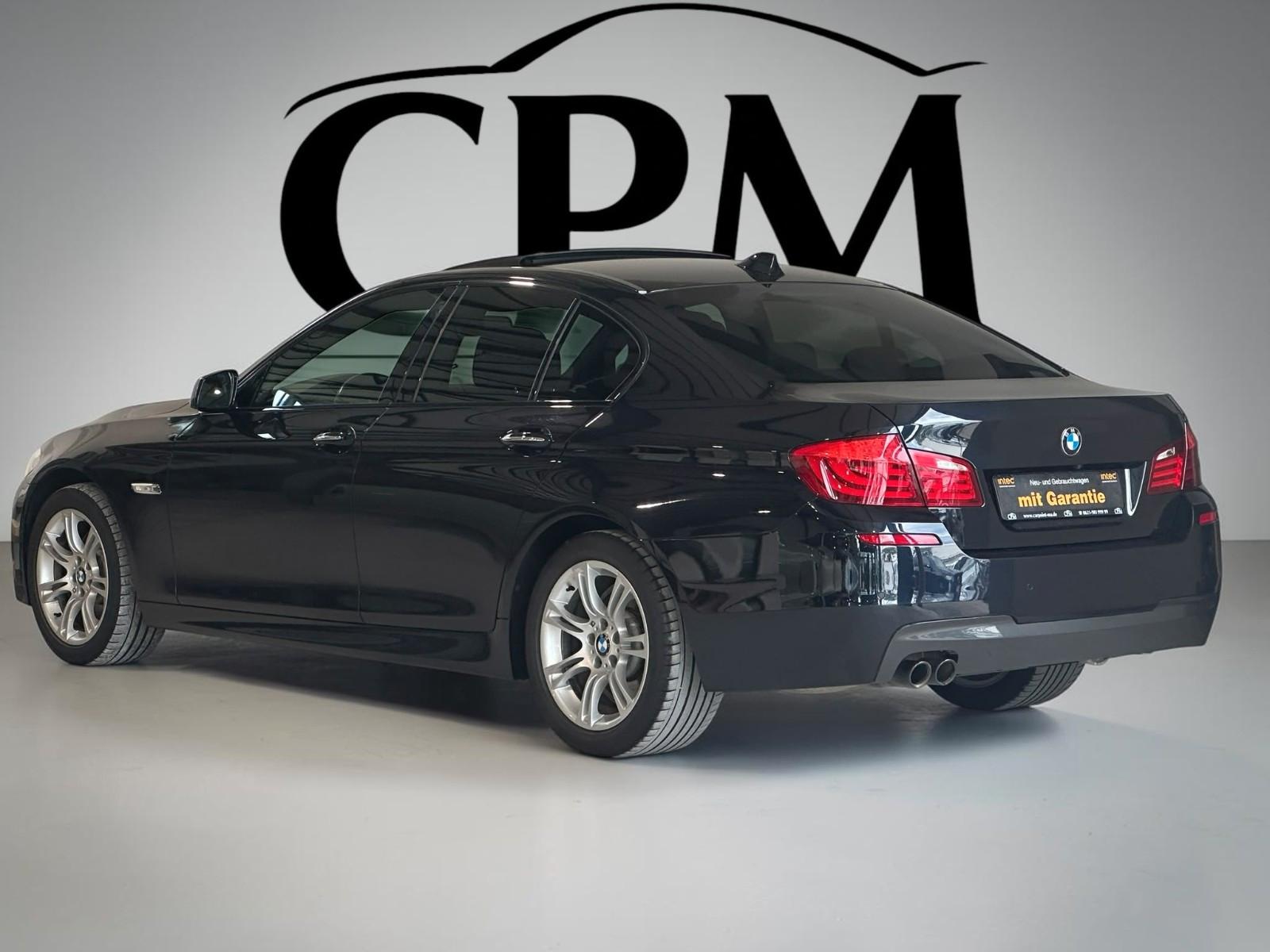 BMW 525d F10 3.0 204ch BVA PACK M - TOIT OUVRANT - AFFICHAGE TÊTE HAUTE - CUIR - ATTELAGE PIVOTANT - CAMÉRA DE RECUL