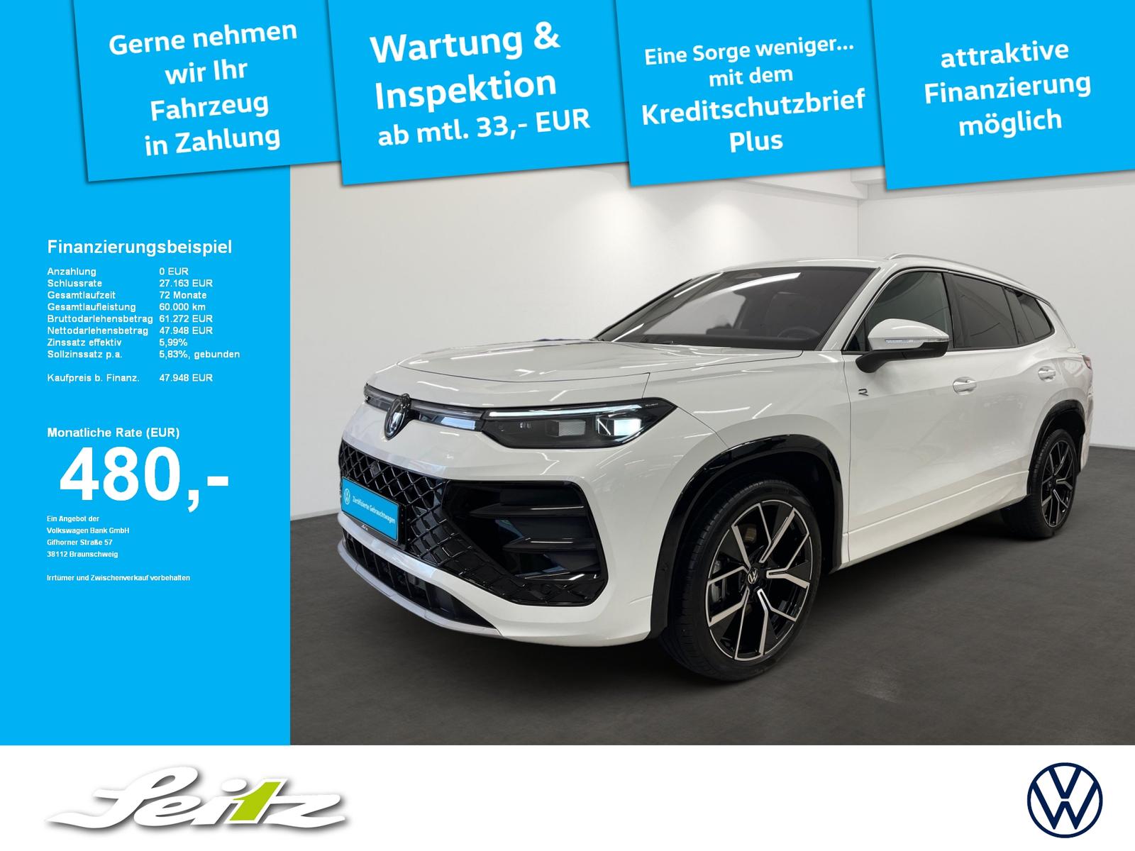 Volkswagen Tayron 2.0 TDI 4M R-Line *AHK*HEAD-UP*PANO*
