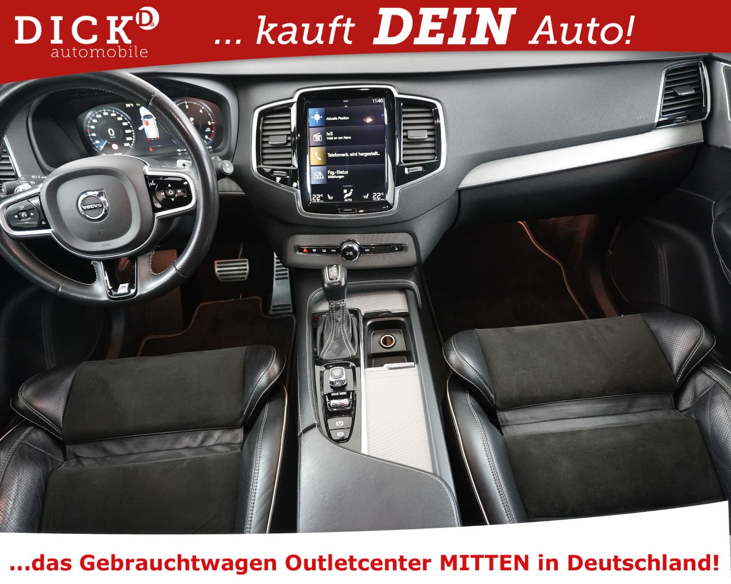 Fahrzeugabbildung Volvo XC90 D5 R Design AWD 7SI+MEMO+KAM+AHK+ACC+LED+20