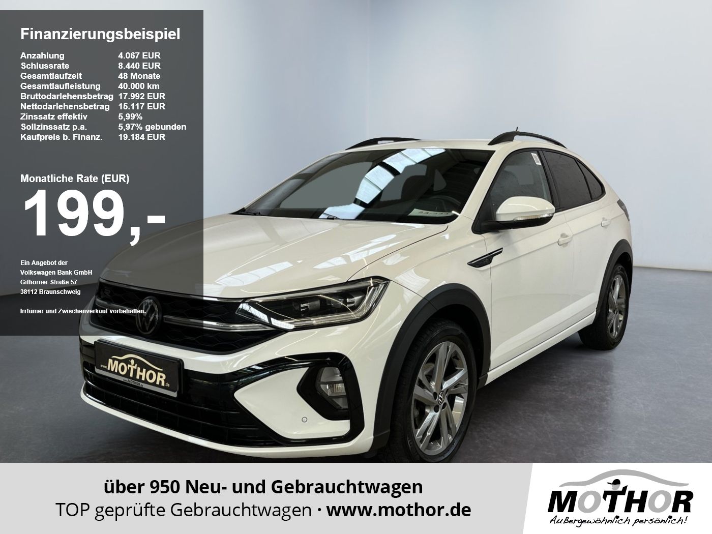 Volkswagen Taigo R-Line 1.0TSI DSG ACC Ganzjahresreifen