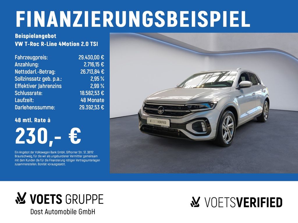 T-Roc R-Line 4Motion 2.0 TSI AHK+STANDHZG+SHZ
