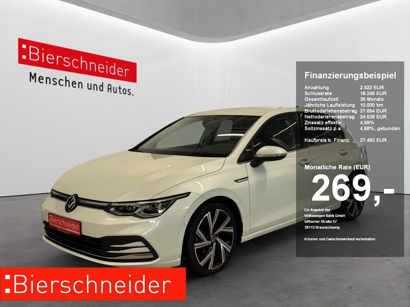 Volkswagen Golf 2.0 TSI DSG Style LED NAVI 18 AHK ACC KAMER