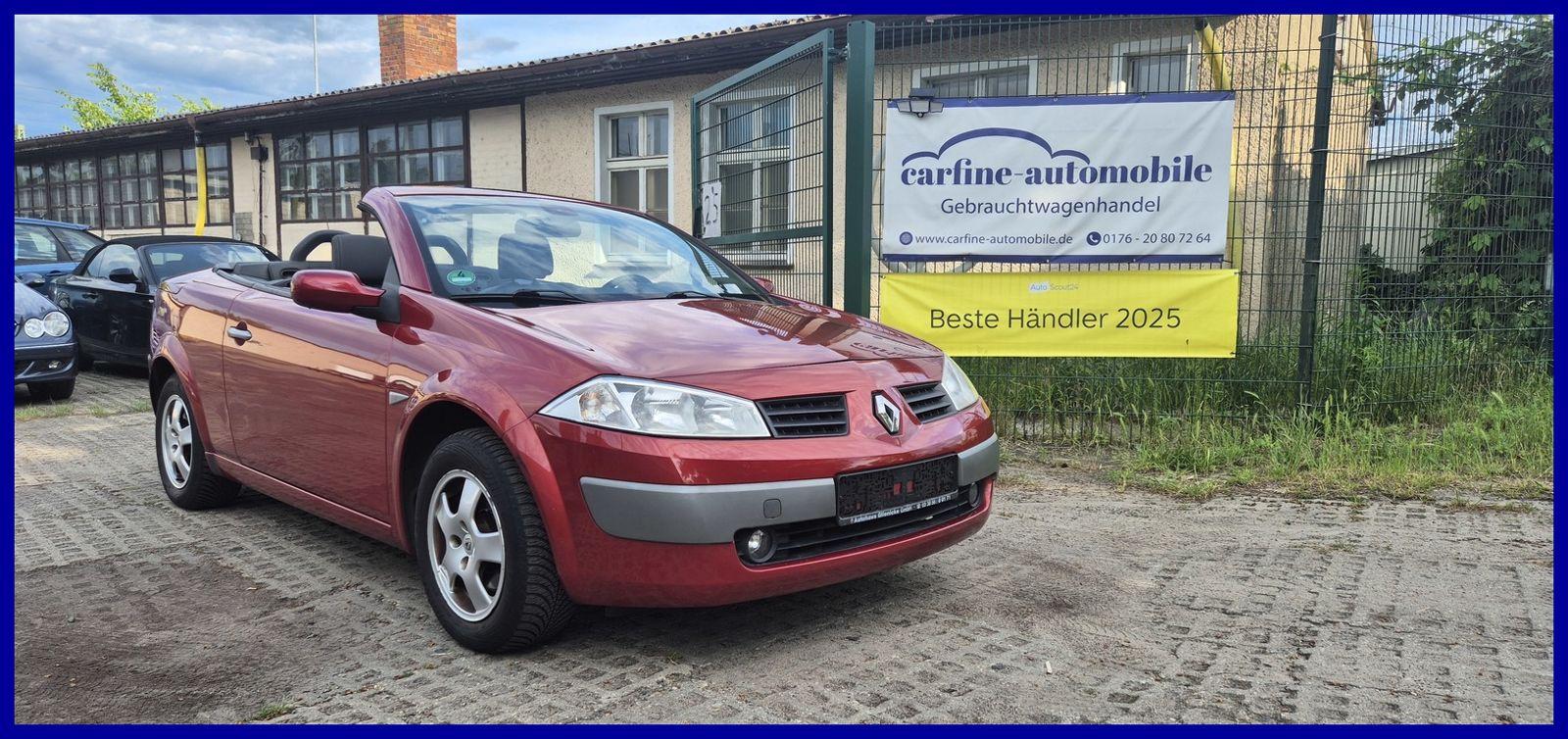 Renault Megane II Coupe/Cabrio 2.Hd. 117TKM Leder HU:NEU