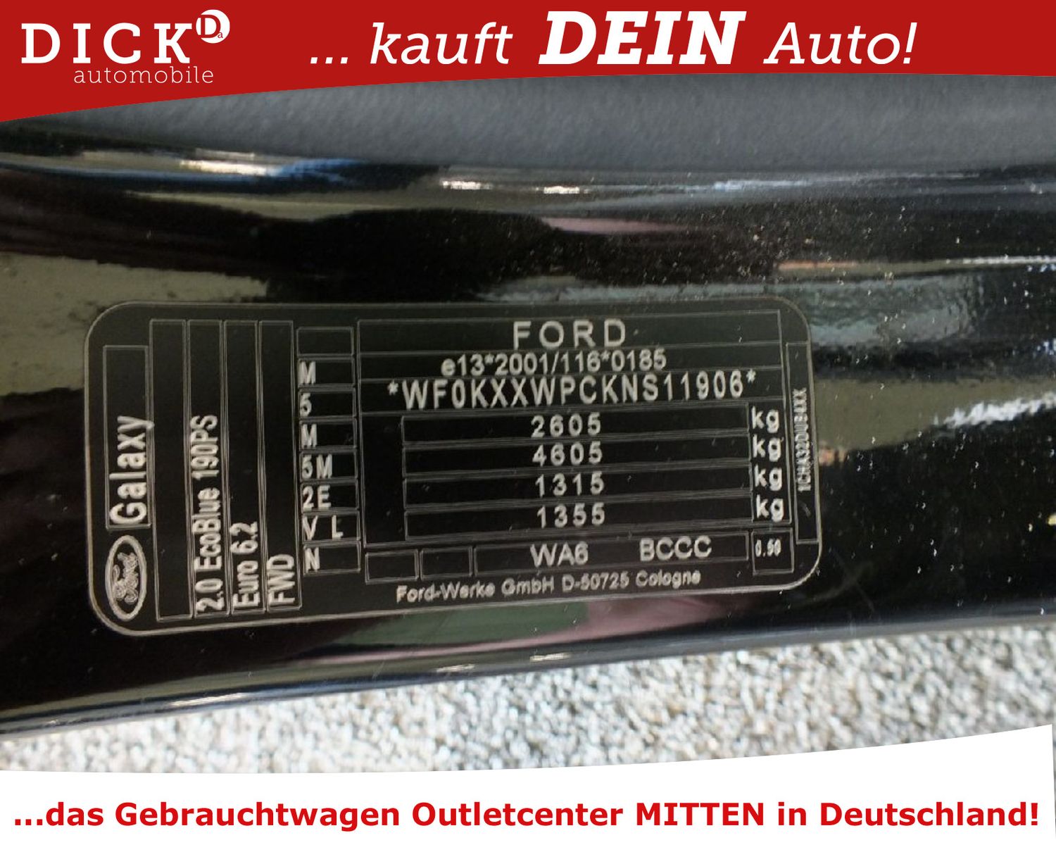 Fahrzeugabbildung Ford Galaxy 2.0d Aut. Titanium LED+/NAVI/SHZ/ACC/RFK
