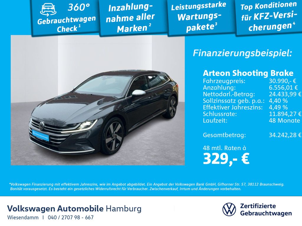 Volkswagen Arteon Shooting Brake 2.0 TDI DSG AHK Sitzhzg