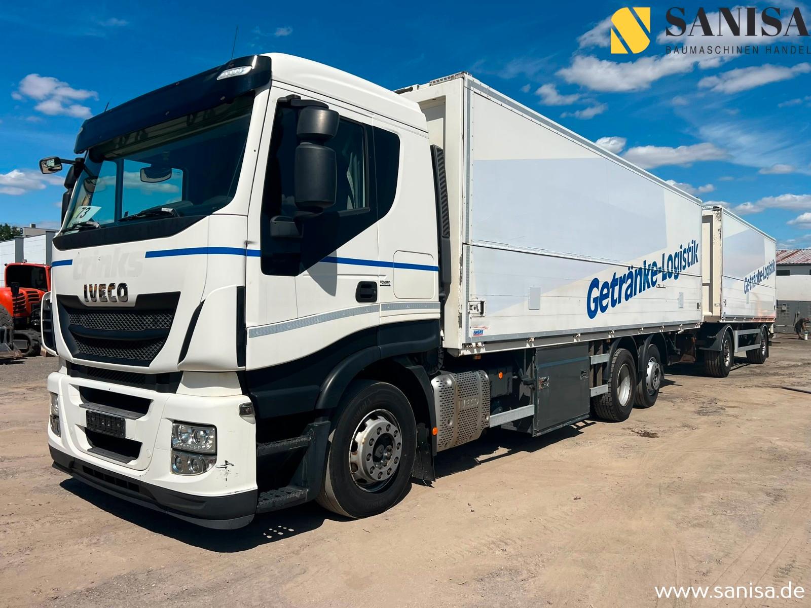 Iveco Stralis AS260S42/2xLBW/Schwenkwand/Web Anhänge.