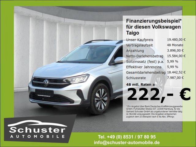 Volkswagen Taigo MOVE 1.0TSI*AHK LED digCockp SHZ VKZ-Erk