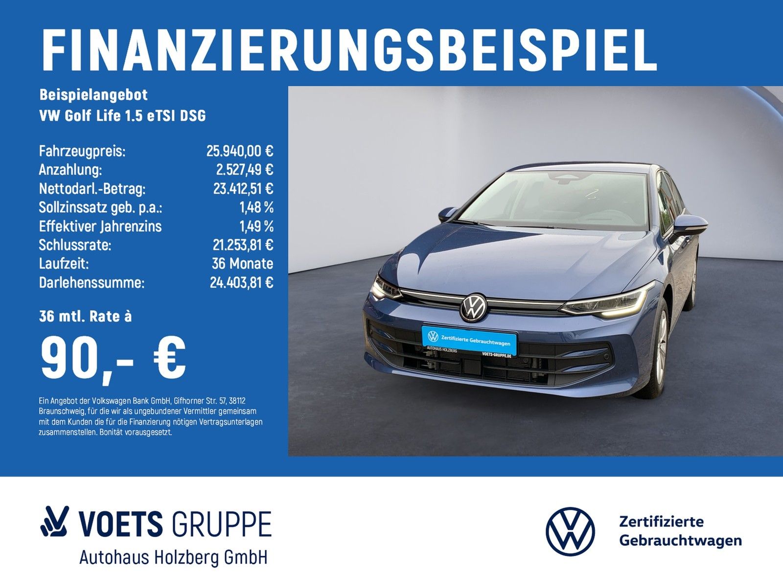 Volkswagen Golf Life 1.5 eTSI DSG HeadUp+NAVI+SHZ