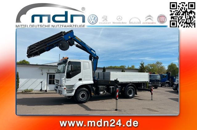 Iveco Stralis Pritsche Montagekran 26m WINDE FUNK