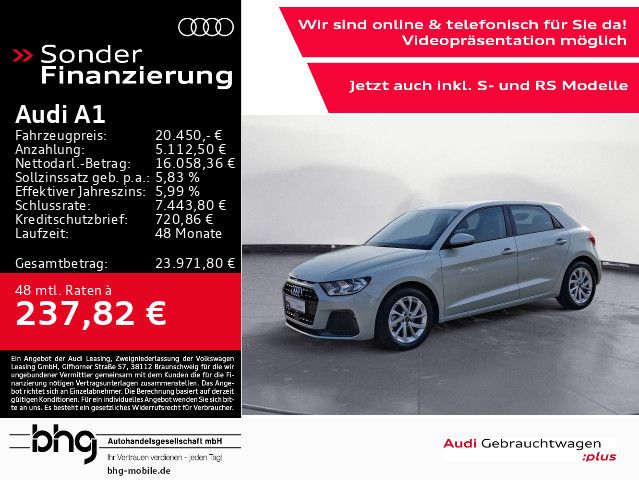 AUDI A1 30 TFSI Sportback advanced