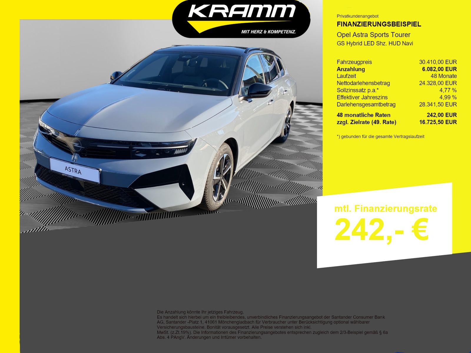 Opel Astra Sports Tourer GS Hybrid LED Shz. HUD Navi