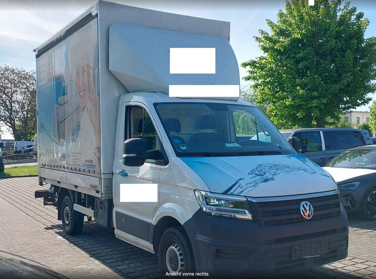 Volkswagen Crafter Pritsche Plane LBW *DSG*KAM*NAVI*LED*AHK