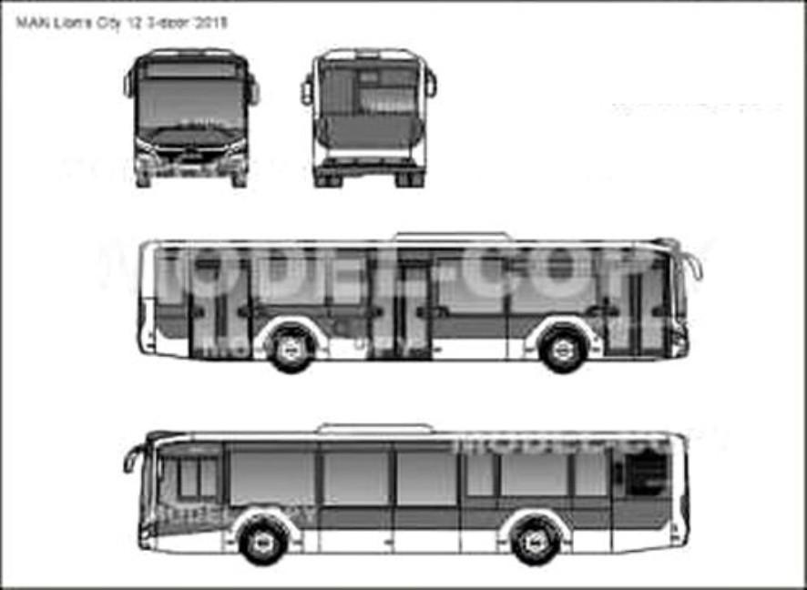 MAN 8x Lion´s City 12 C / 3 Türer / HYBRID