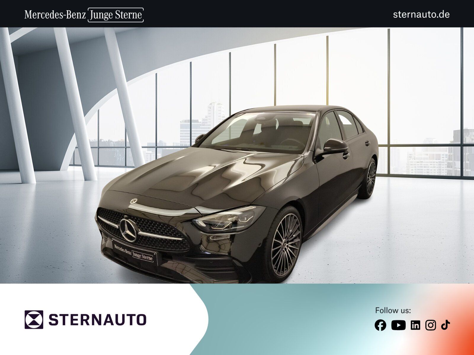 Mercedes-Benz C 200d AMG Advanced Pano Night 360° Burmester3D