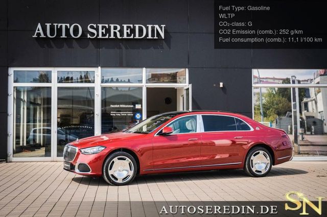 Mercedes-Benz S580 4M MAYBACH PATAGONIA RED+4-SEATS+4D BURM