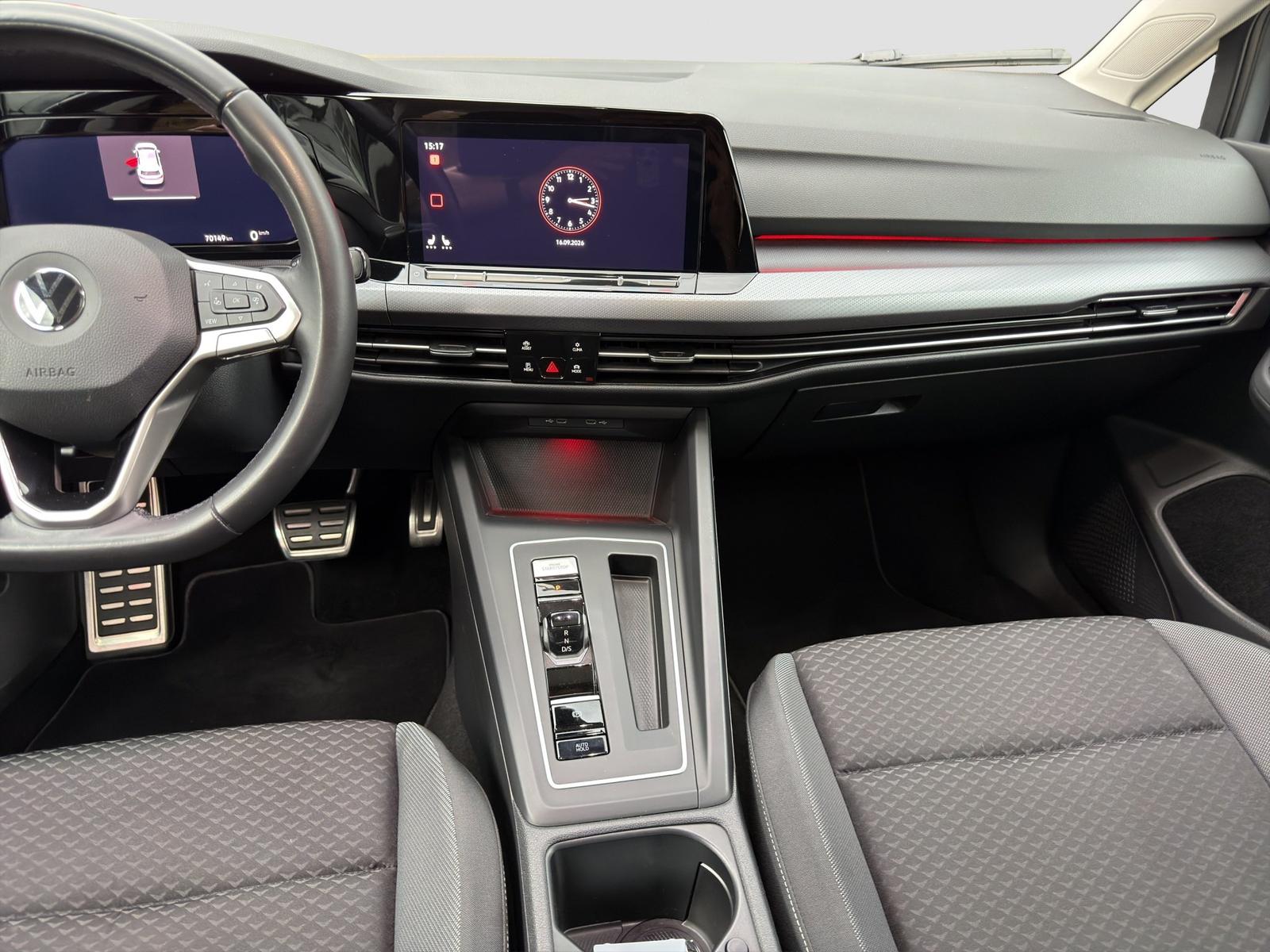 Volkswagen Golf VIII 2.0 TDI IQ-Light HUD Kam Keyl Navi AHK, миниатюра 13