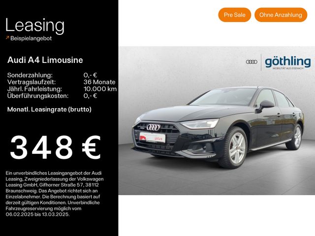 Audi A4 Limousine 40 TFSI quattro*LED*Navi+*Kam*Optik