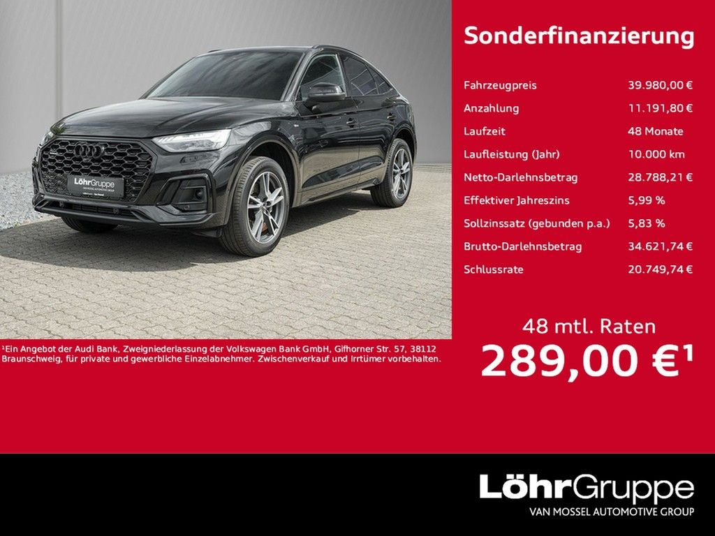 Audi Q5 Sportback 45 TFSI qu. S Line /MatrixLED/AHK