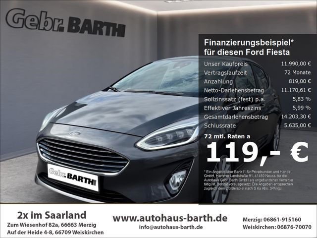 Ford Fiesta Titanium SHZ Spurhalteass. Notbremsass. T