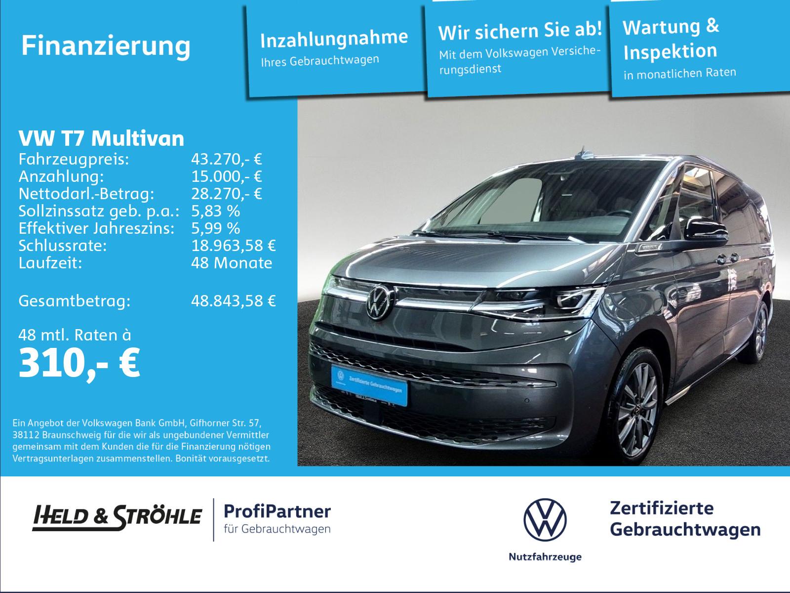 Volkswagen Multivan ENERGETIC eHybrid LANG 6Si PANO STANDHZ
