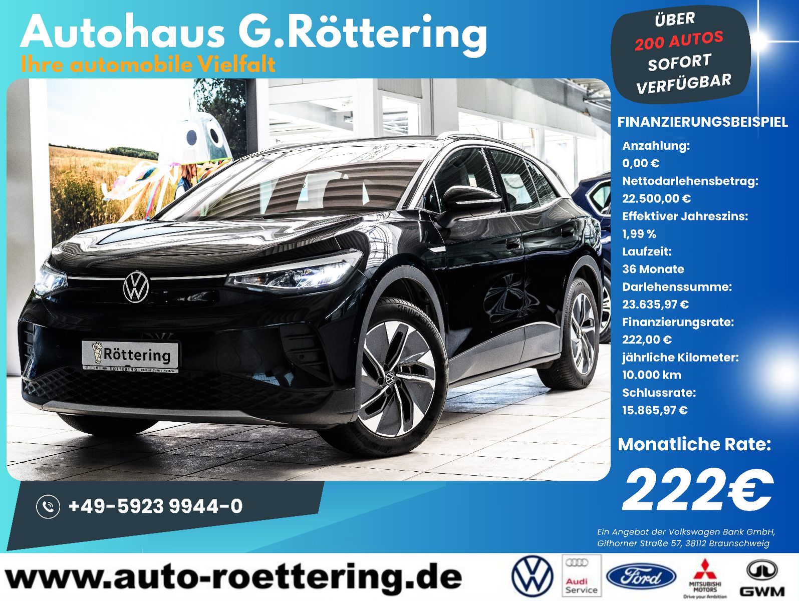 Fahrzeugabbildung Volkswagen ID.4 Pure Performance LED+360°KAM+KEYLESS+E-HECK