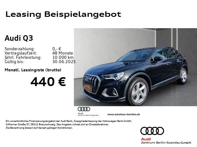 AUDI Q3 35 TFSI Adv. S tronic *LED*R-CAM*PDC+*SHZ*