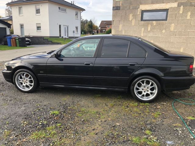 BMW e39 528i  Tausch Shadow Line PDC Hands...