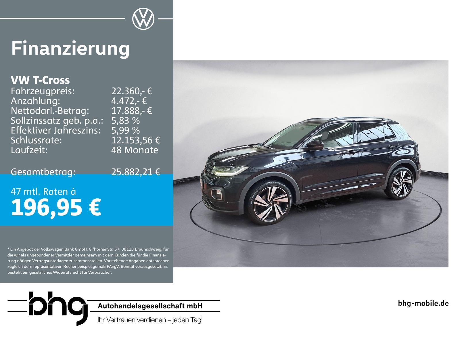 Volkswagen T-Cross 1.5 TSI DSG Life *NAVI*LED*ACC*