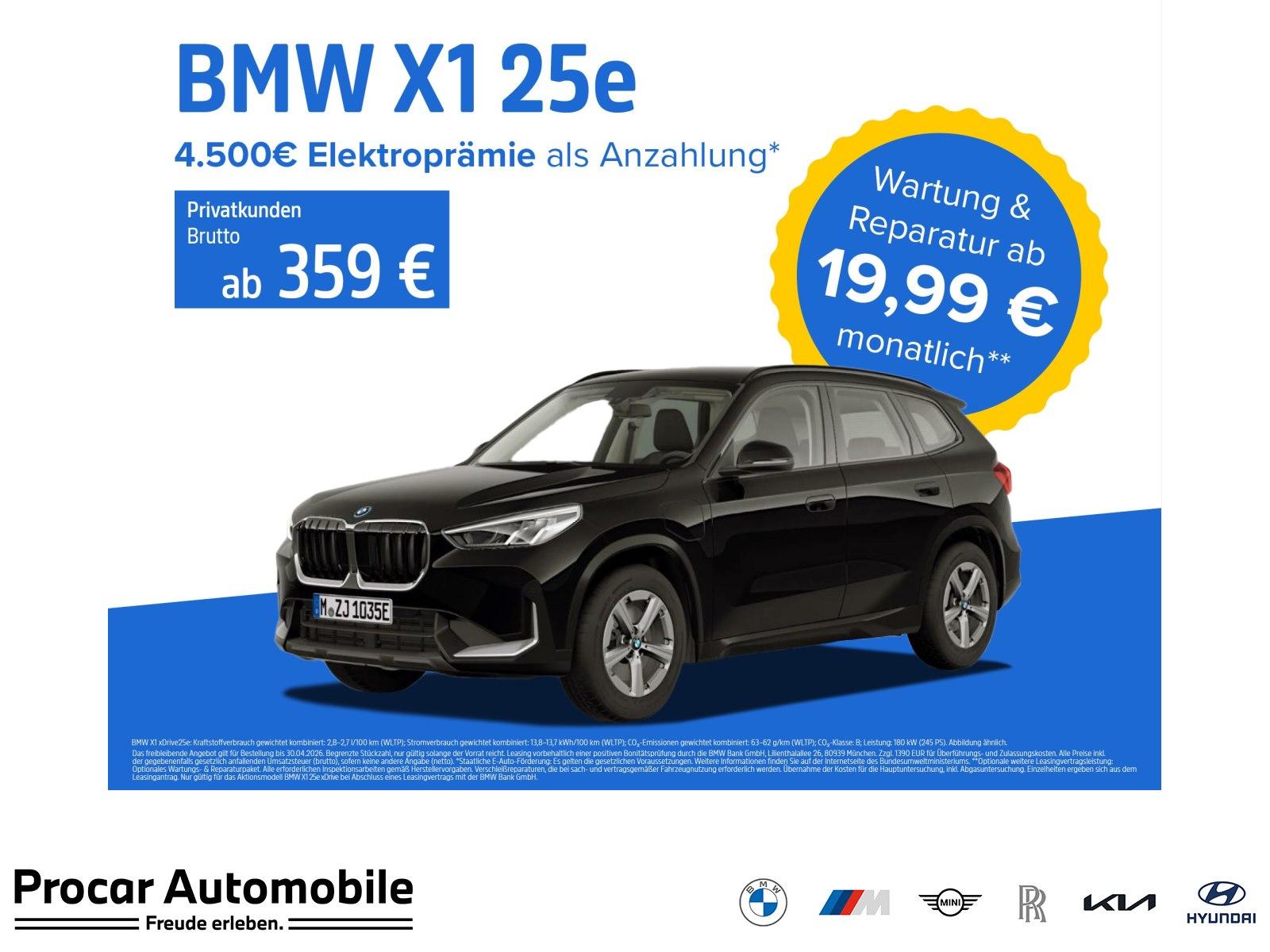 BMW X1 xDrive25e RFK NAVI LED Sound Syst. PDC V+H